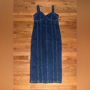 Denim Midi Dress
